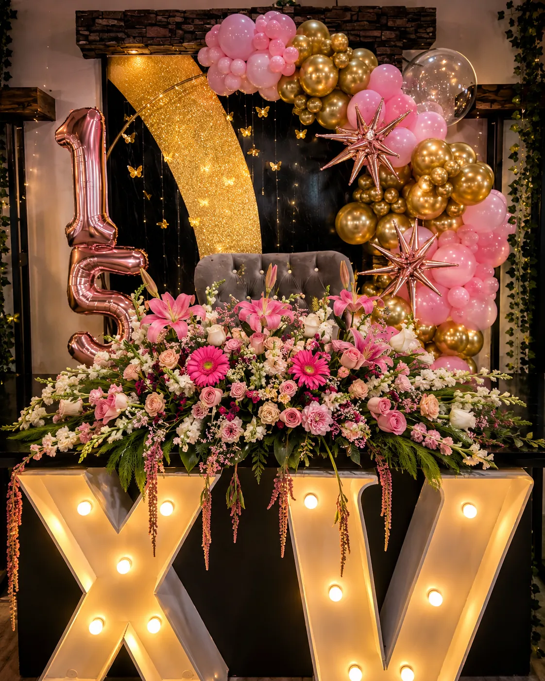 Decoración floral para bodas y quinceañeras – DA'Flores